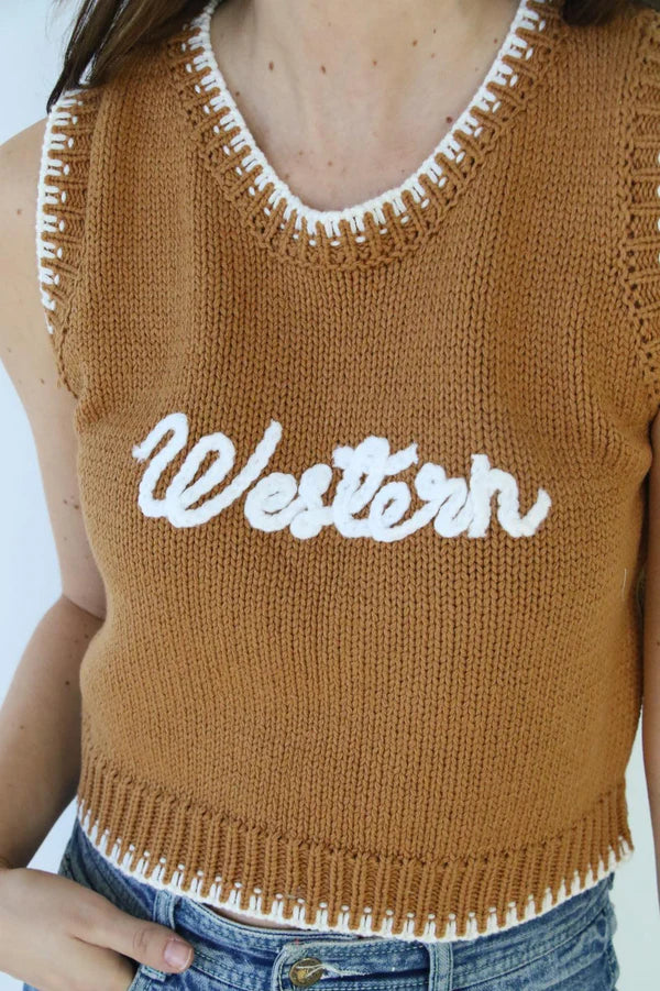 Turquoise Haven Sweater Western Vest