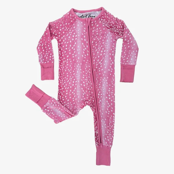 Velvet Fawn Bamboo Zipper Pajama