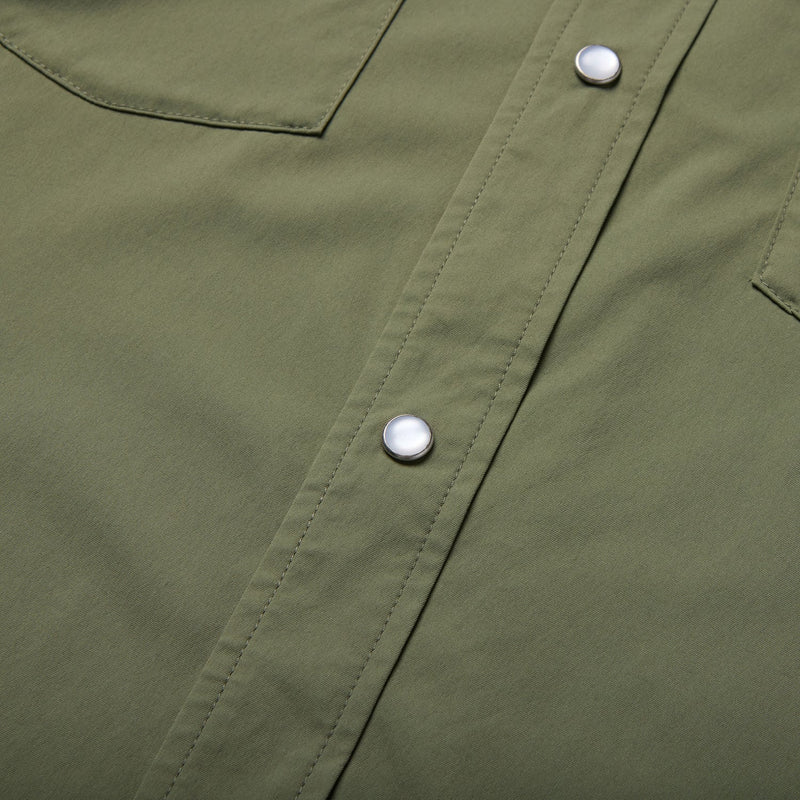 Seager El Ranchero Long Sleeve Shirt Military Green