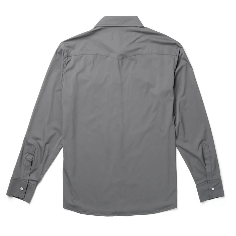 Seager El Ranchero Long Sleeve Shirt Charcoal Grey