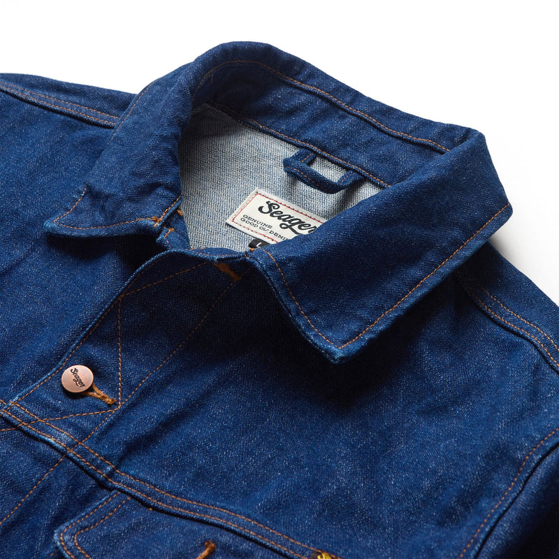 Seager Freewheelin' Denim Jacket Rinsed Indigo