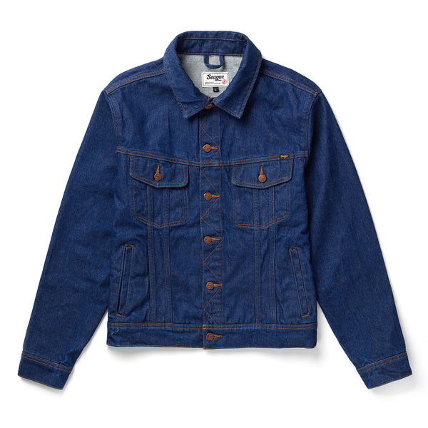 Seager Freewheelin' Denim Jacket Rinsed Indigo