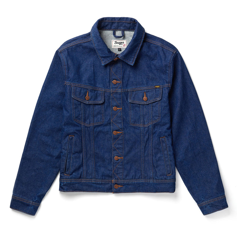 Seager Freewheelin' Denim Jacket Rinsed Indigo