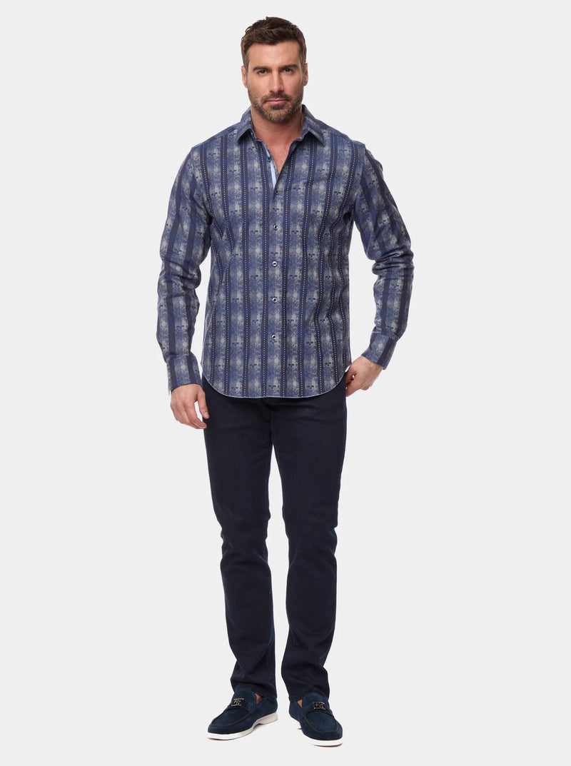 ROBERT GRAHAM DUNKIRK LONG SLEEVE WOVEN SHIRT