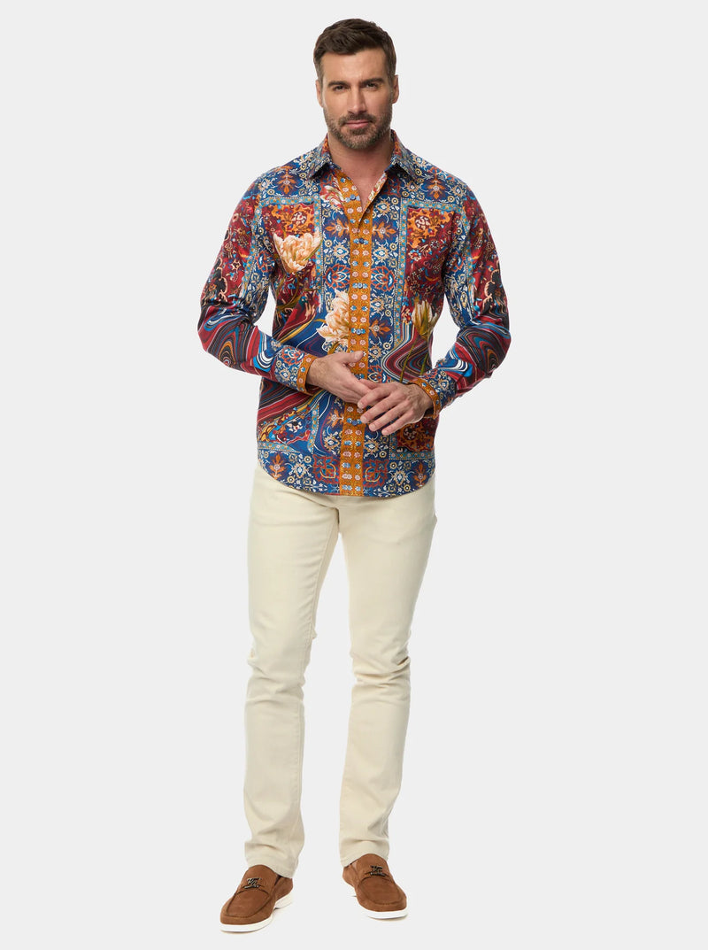 ROBERT GRAHAM KILLINGTON LONG SLEEVE BUTTON DOWN SHIRT