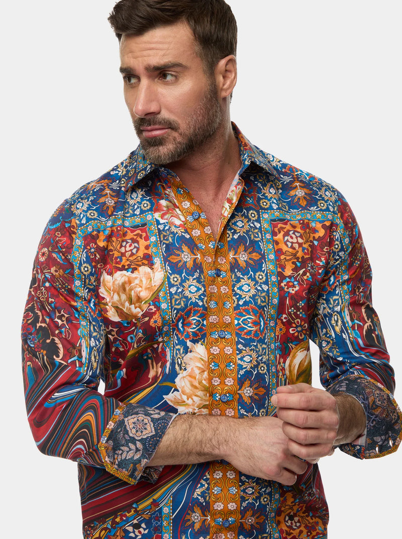 ROBERT GRAHAM KILLINGTON LONG SLEEVE BUTTON DOWN SHIRT