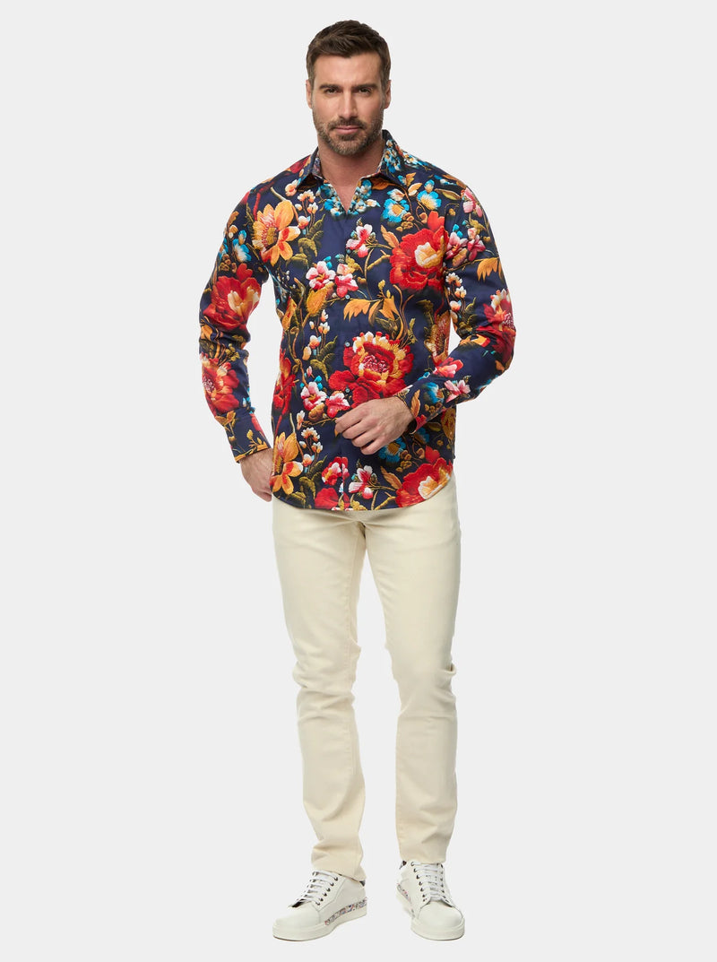 ROBERT GRAHAM MANCHESTER LONG SLEEVE BUTTON DOWN SHIRT