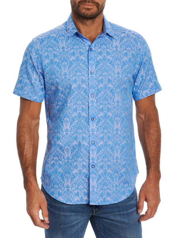 ROBERT GRAHAM HIGHLAND SHORT SLEEVE BUTTON DOWN SHIRT