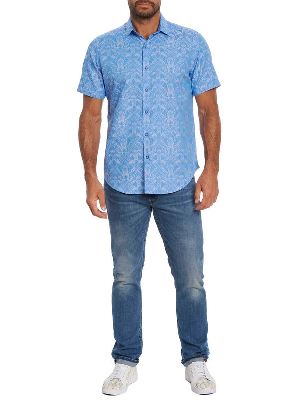 ROBERT GRAHAM HIGHLAND SHORT SLEEVE BUTTON DOWN SHIRT