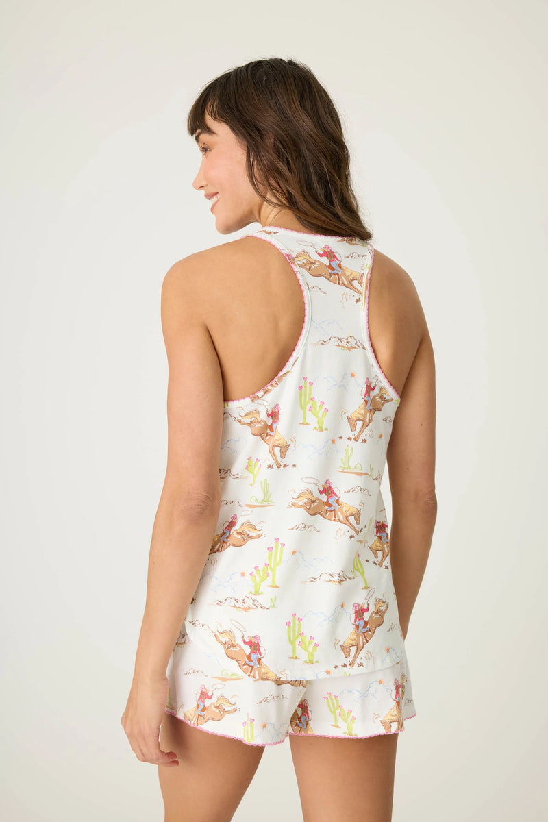 PJ Salvage Playful Prints Western Tank