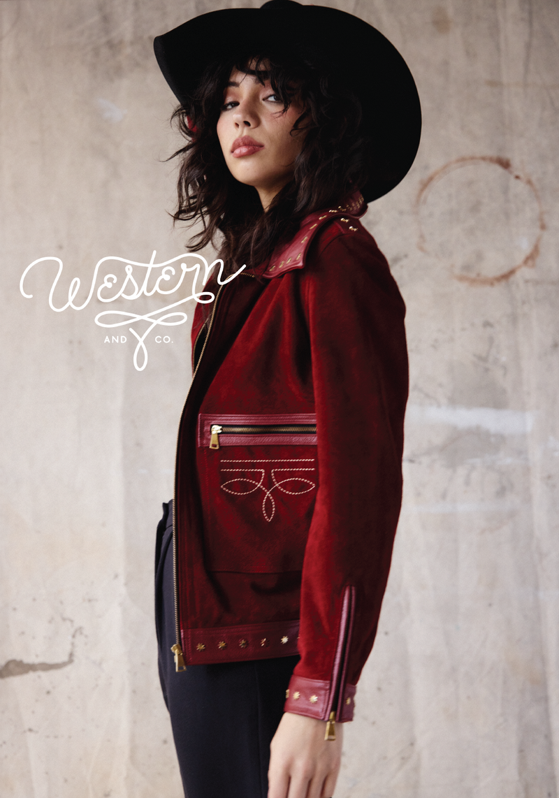 WESTERN AND CO. RUBY RED JACKET