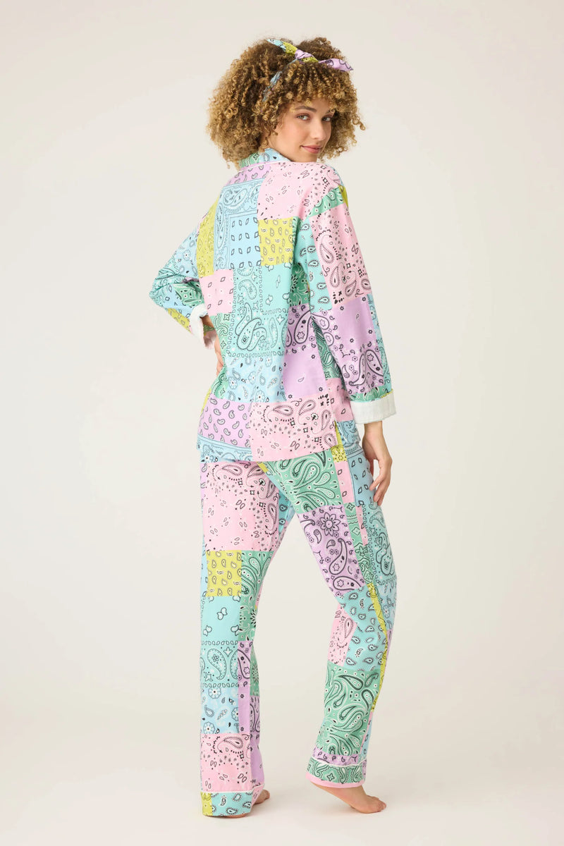 PJ SALVAGE PAISLEY COLOR BLOCK PJ SALVAGE 