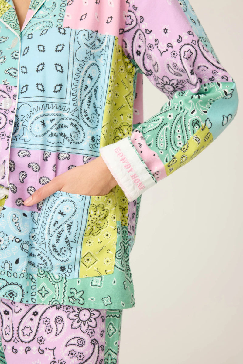 PJ SALVAGE PAISLEY COLOR BLOCK PJ SALVAGE 