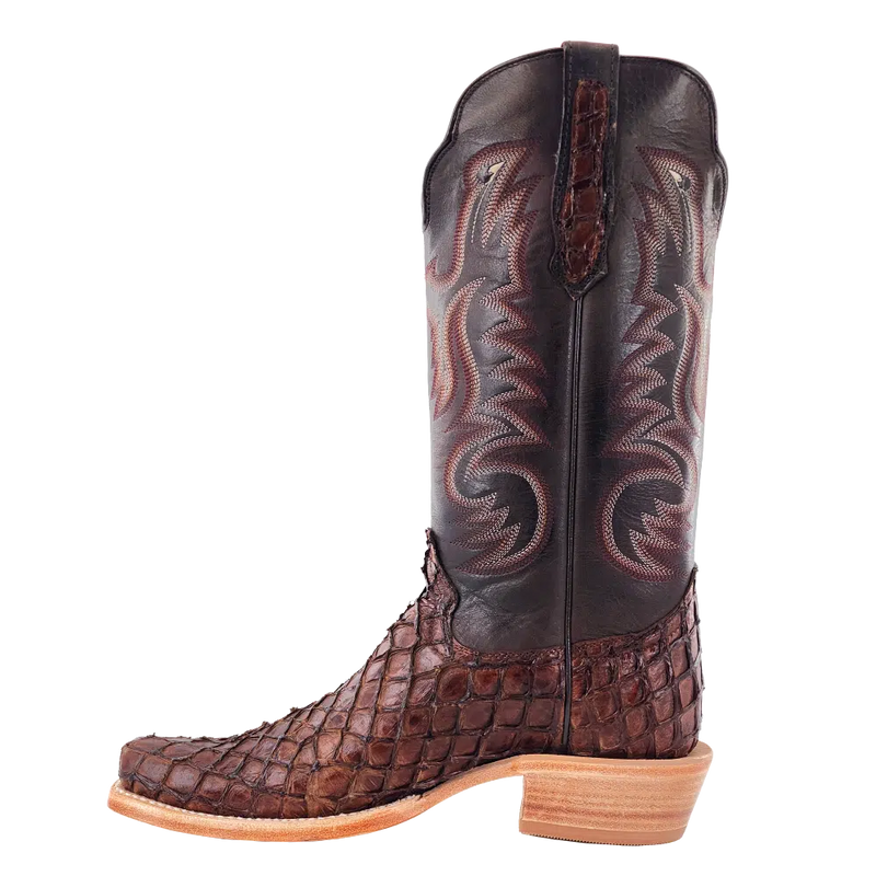 R. WATSON MEN'S PIRARUCU CHOCOLATE BOOT