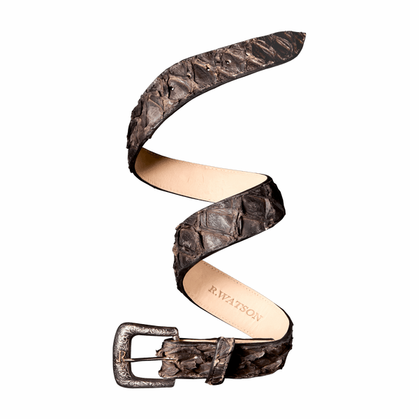 R. Watson Men's Pirarucu Belt