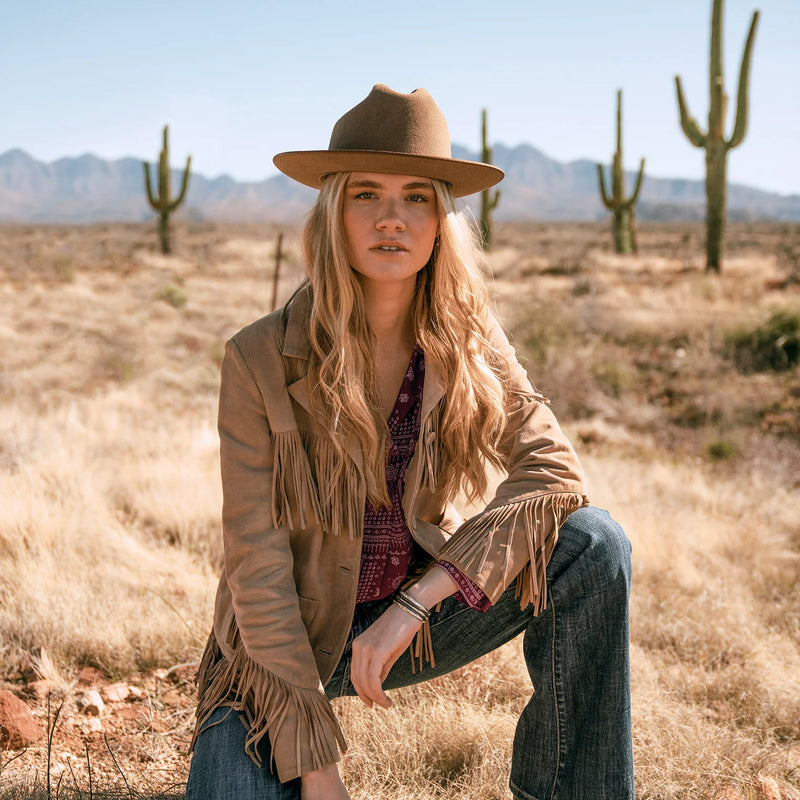 STETSON OPEN ROAD BROWN MIX HAT