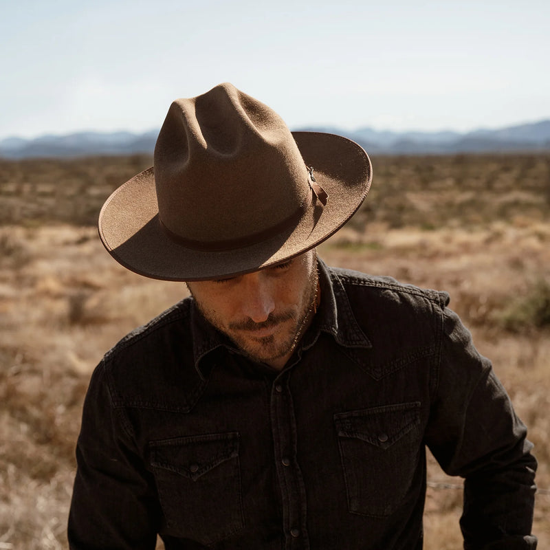 STETSON OPEN ROAD BROWN MIX HAT