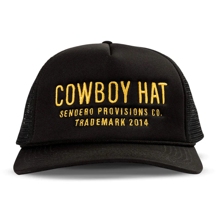 SENDERO COWBOY HAT- BLACK AND GOLD