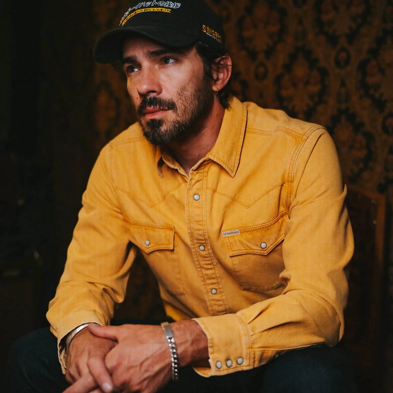 Sendero The Wyatt Pearl Snap Long Sleeve Denim Shirt