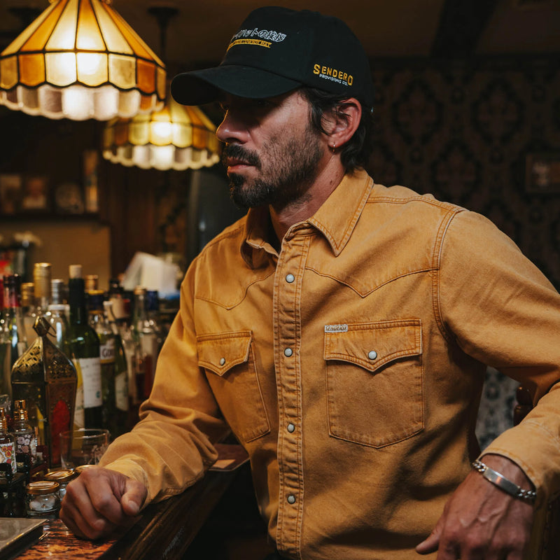 Sendero The Wyatt Pearl Snap Long Sleeve Denim Shirt