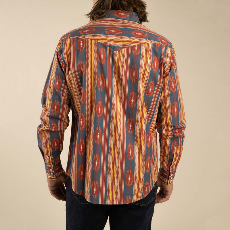 Sendero The Wyatt Pearl Snap Long Sleeve Serape Shirt