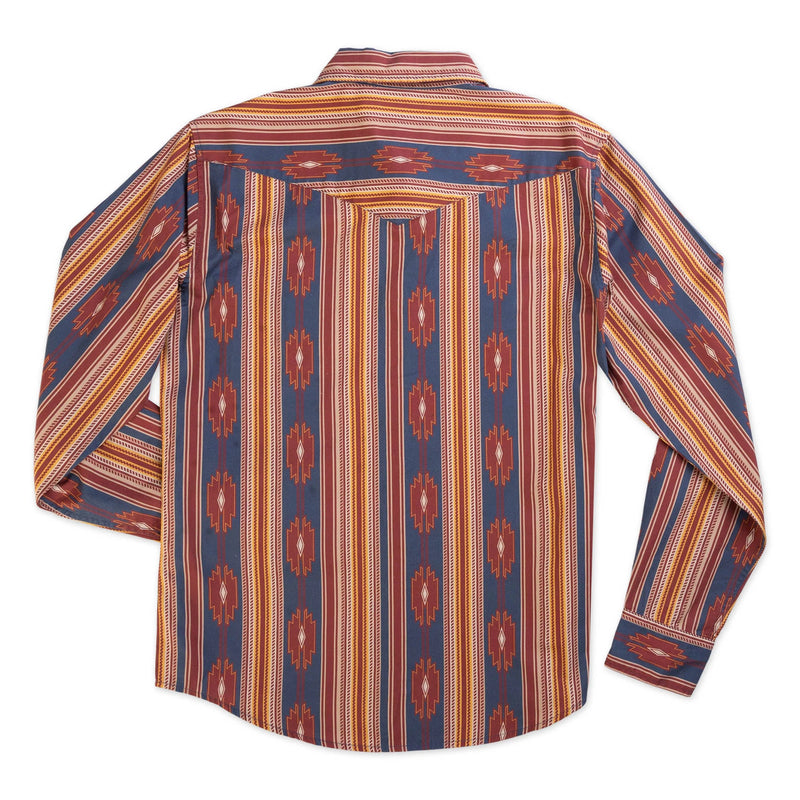 Sendero The Wyatt Pearl Snap Long Sleeve Serape Shirt
