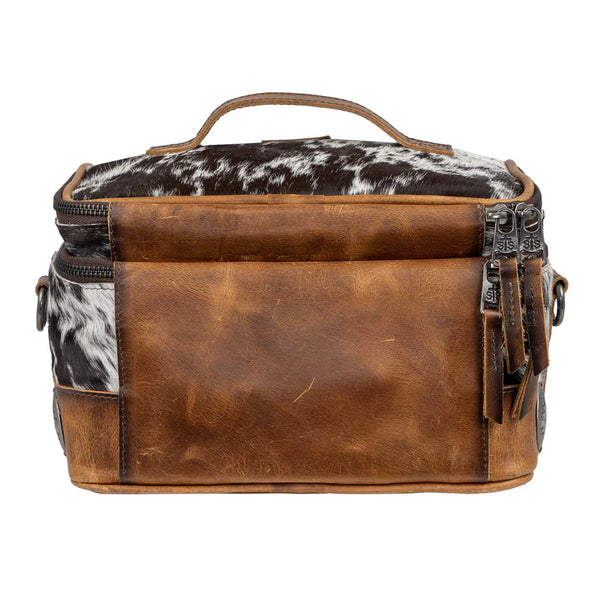 STS Vaquero Cowhide Glamour Makeup Organizer