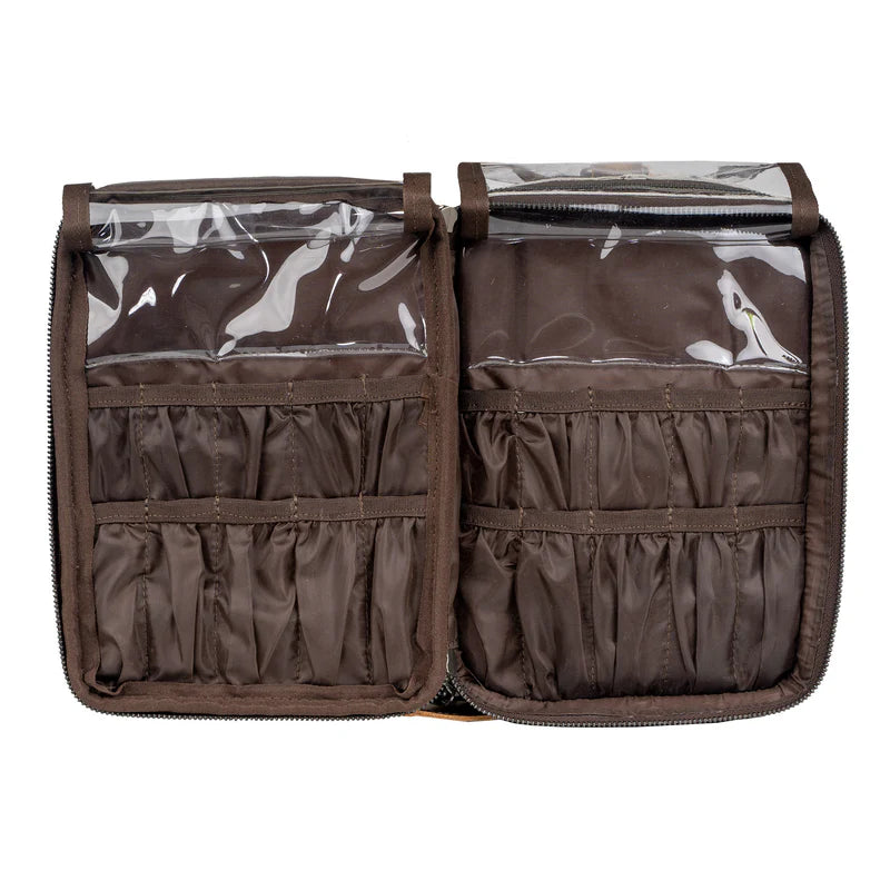 STS Vaquero Cowhide Glamour Makeup Organizer