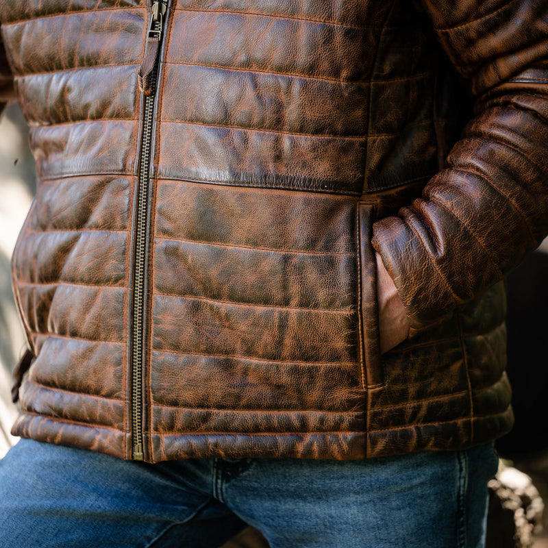 STS Leather Clyde Tobacco Jacket 