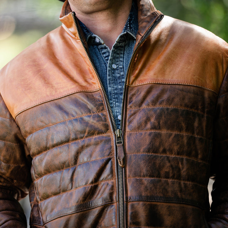 STS Leather Clyde Tobacco Jacket 