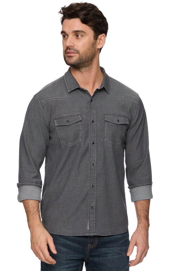 Flag and Anthem Sacramento Long Sleeve Western Shirt 