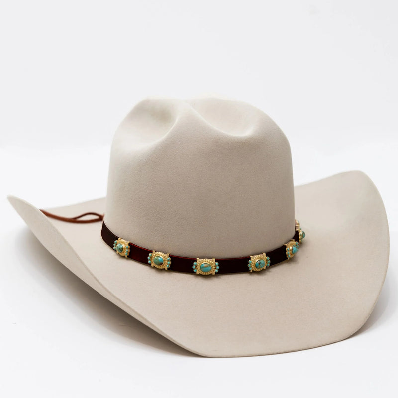 Christina Greene Sagebrush Turquoise Hat Band