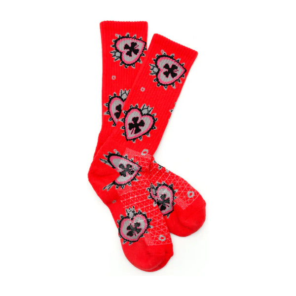 Lucky Chuck Lucky Love Red Performance Socks