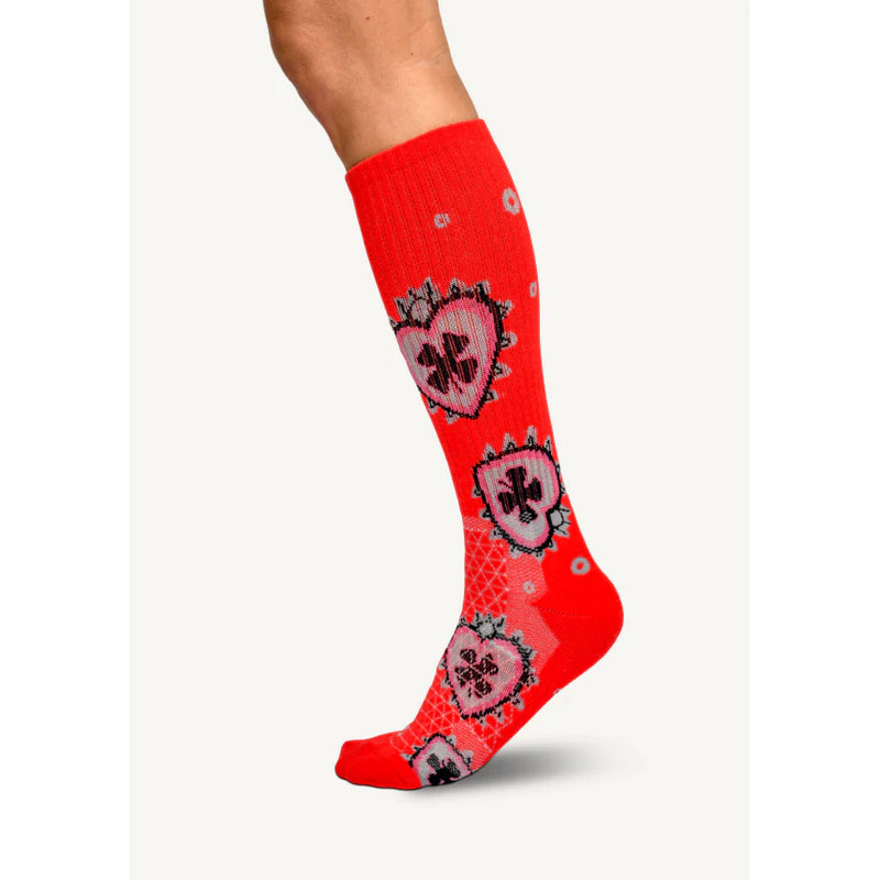 Lucky Chuck Lucky Love Red Performance Socks