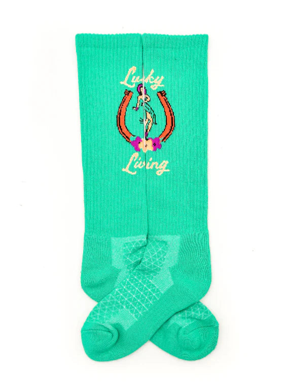 LUCKY CHUCK ISLAND COWGIRL SOCK