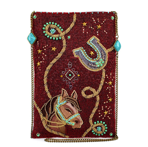 Mary Frances Saddle Up Mini Crossbody Handbag