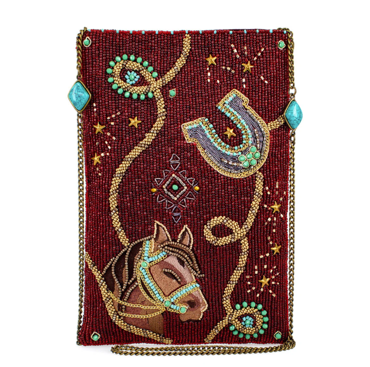Mary Frances Saddle Up Mini Crossbody Handbag