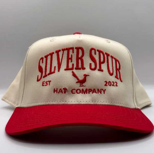 Silver Spur Hat Co. Roadrunner Red Embroidered Cap 