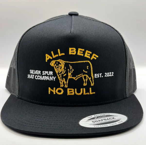 Silver Spur Hat Co. All Beef No Bull - Black