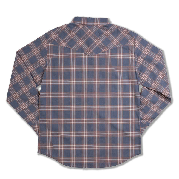 Western Aloha Palaka Nui Navy Brown