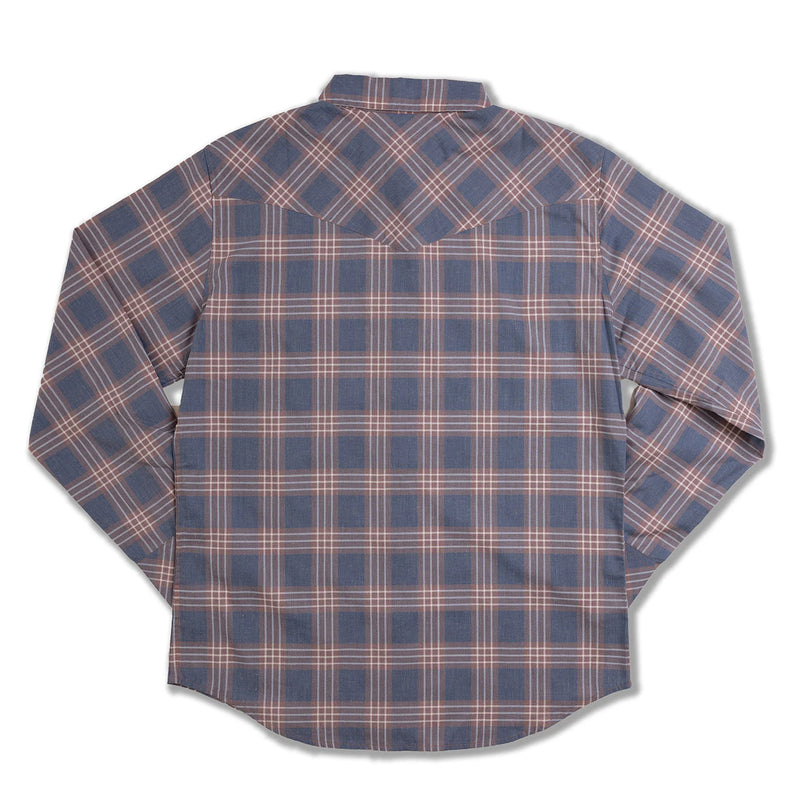 Western Aloha Palaka Nui Navy Brown