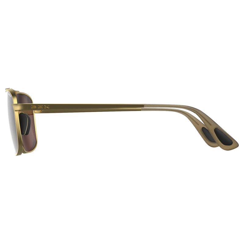 BEX ACCEL GOLD, BROWN AND SILVER SUNGLASSES