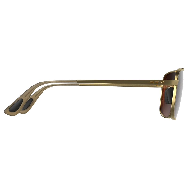 BEX ACCEL GOLD, BROWN AND SILVER SUNGLASSES