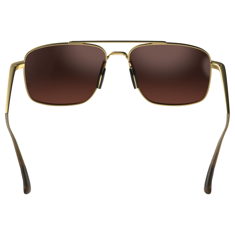 BEX ACCEL GOLD, BROWN AND SILVER SUNGLASSES