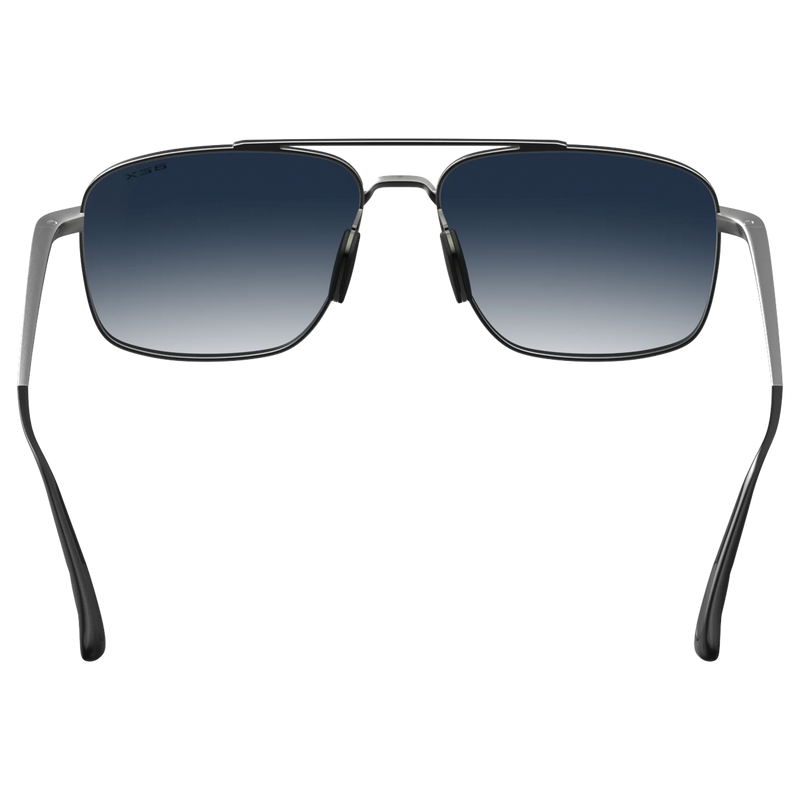 BEX ACCEL SILVER AND SAPPHIRE SUNGLASSES