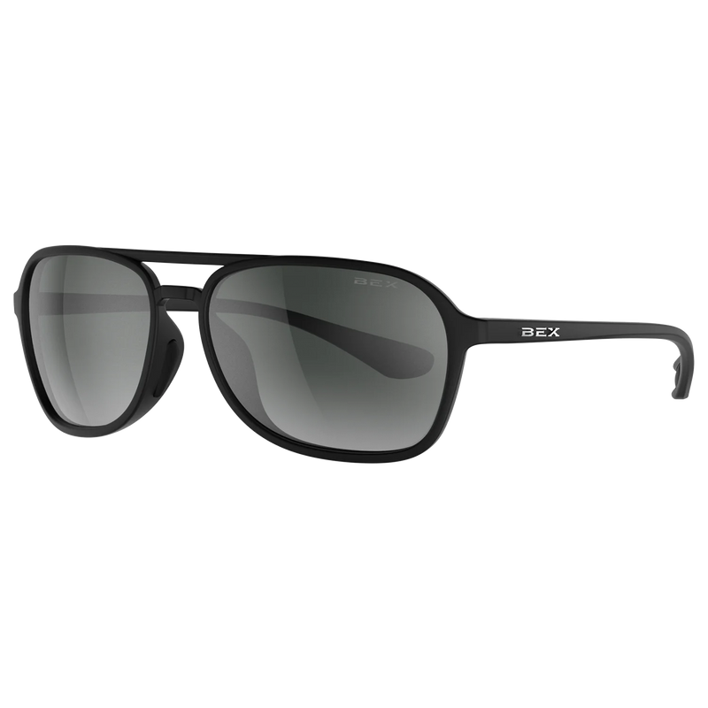 BEX RANGER LITE BLACK, GRAY AND SILVER SUNGLASSES