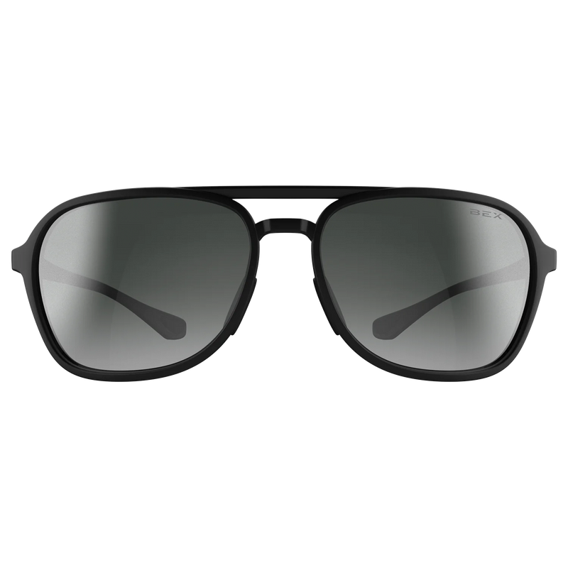 BEX RANGER LITE BLACK, GRAY AND SILVER SUNGLASSES 