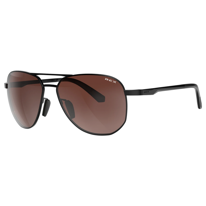 BEX WELVIS BLACK, BROWN AND SILVER SUNGLASSES 