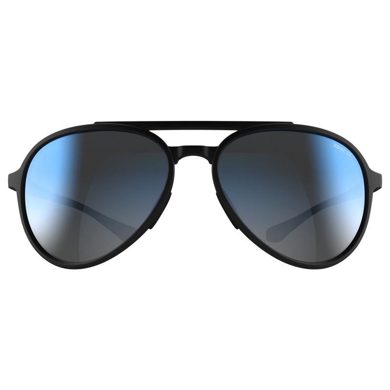 BEX WESLEY LITE BLACK, GRAY AND BLUW SILVER SUNGLASSES