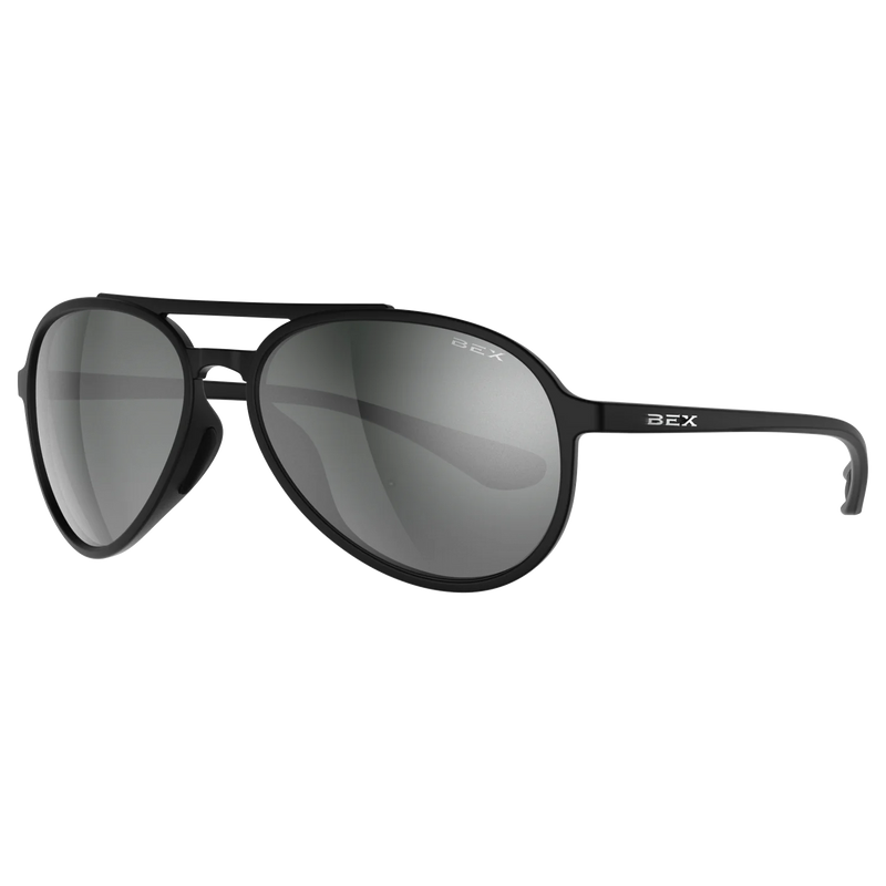 BEX WESLEY LITE BLACK, GRAY AND SILVER SUNGLASSES